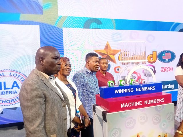 NLA Conducts Partial on-site Inspection of Blue Star 5/90 ball draw room in Paynesville