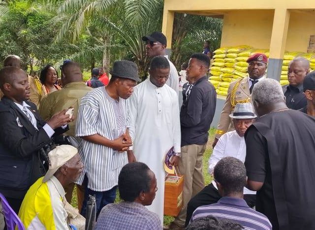PRESIDENT JOSEPH NYUMA BOAKAI, SR. DONATES US$10,000 TO THE DISABLED COMMUNITY IN BOMI COUNTY AS NLA INTENSIFIES NATIONWIDE WELFARE DISTRIBUTION
