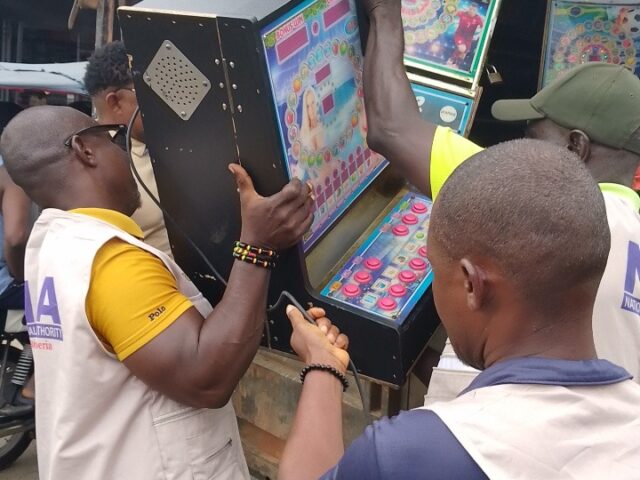 NLA Intensifies raids of Illegal Mini Slot Machines in Montserrado County.
